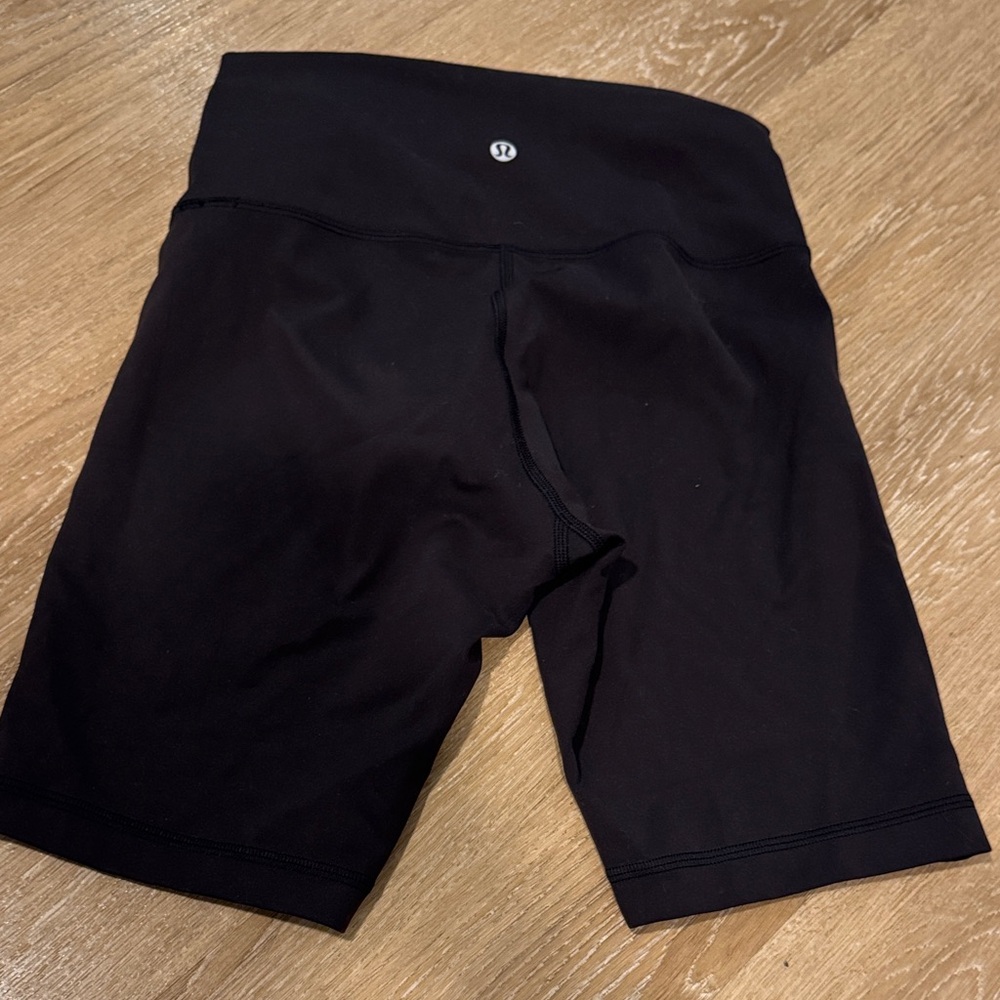 lululemon athletica Black High-Waist Bike Shorts